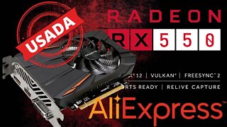 Placa de Vídeo RX 550 4GB DDR5 - IMPORTEI UMA USADA, SERÁ QUE FUNCIONA?