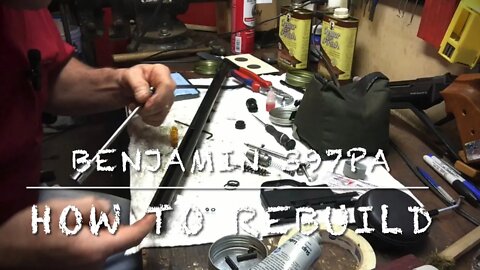 Rebuilding the Benjamin 397PA .177 pump air rifle.