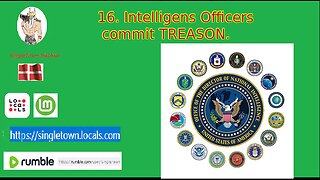 16 Intelligence Officers commit TREASON.