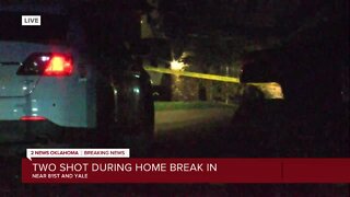 Two shot during home break-in