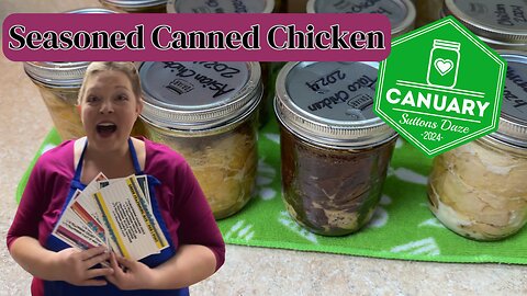 Seasoned Canned Chicken, 4 ways!