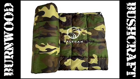 Valtcan Woodland Camo Puffy Camping Blanket - Review