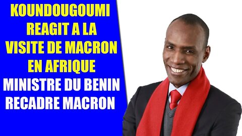 YACOUB KOUNDOUGOUMI : La jeunesse africaine est offusquée par les propos de Macron au Bénin