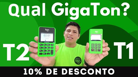 Qual GigaTon comprar? T1 Giga ou T2 Giga? #maquinaton #gigaton #megaton #seliganoton