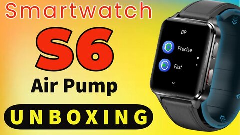Smartwatch S6 Air Pump unboxing review pk kumi ku5 pro huawei D