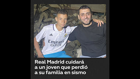 El Real Madrid cuidará a un joven que perdió a su familia en el sismo de Marruecos