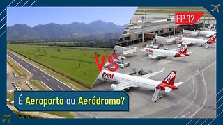 Qual a diferença de AERÓDROMO e AEROPORTO?