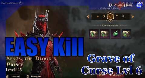 ♨️♨️Easy KILL F2P Grave of Curse Lvl 6! F2P LOW-Level Heroes!♨️♨️