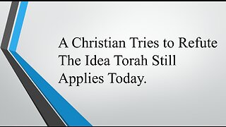 (Episode 12) A Christians Tries to Refute Torah (R.L. Solbergs Fresh View on Matt 5:17-19)