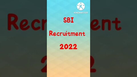 SBI Specialist Officer Recruitment 2022 #shorts