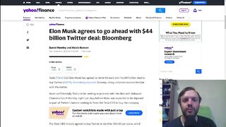 Elon Musk agrees to go ahead with $44 billion Twitter deal
