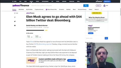 Elon Musk agrees to go ahead with $44 billion Twitter deal