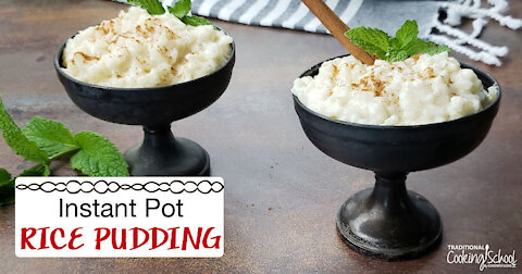 Instant Pot Rice Pudding