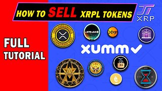 How to SELL XRPL Tokens for XRP - XUMM Wallet - DEX Tutorial