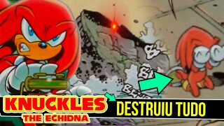 KNUCKLES acabou com Angel Island | Knuckles vs Chaos #shorts