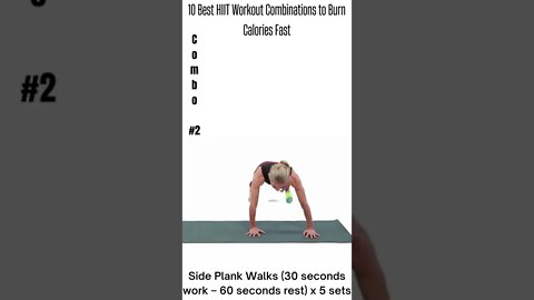 10 Best HIIT Workout Combinations to Burn Calories Fast #shorts
