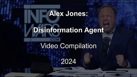 Alex Jones Controlled Opposition, Agent of Disinformation and CIA - Mossad Shill Checklist