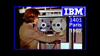 Computer History: IBM 1401 Mainframe Data Processing System 1960 ENGLISH version (HD)