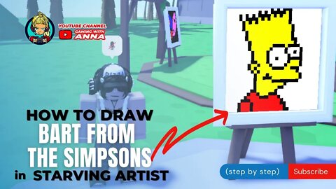How To Draw Bart From The Simpsons On Starving Artists Roblox