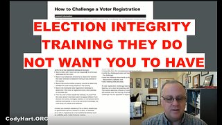 ELECTION INTEGRITY TRAINING VOTER CHALLENGES AND OBSERVERS