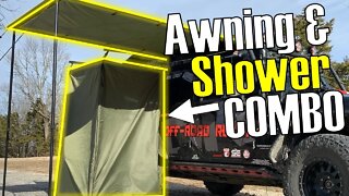 Tuffstuff awning with shower | First impressions | The best awning for overlanding?