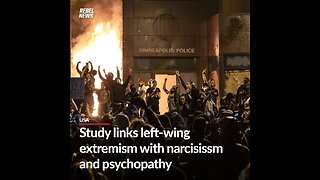 Far Left Extremism Linked To Psychopathic Tendencies & Narcissism, Study Finds | TIPPING POINT 🟧