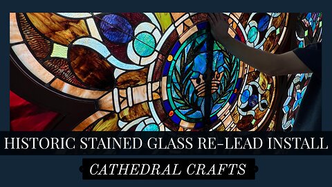 Stained Glass Install