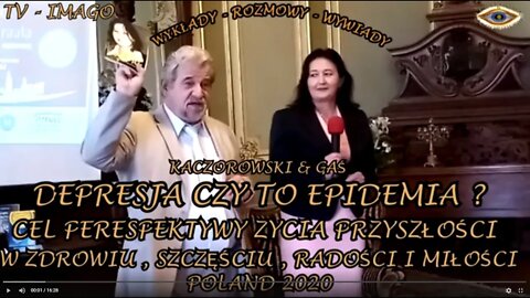 DEPRESJA CZY TO EPIDEMIA ? CEL I PERESPEKTYWY ŻYCIA W PRZYSZŁOŚCI W ZDROWIU I MIŁOŚCI /2020©TV IMAGO