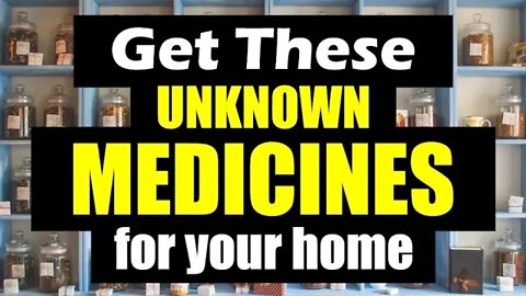 10 Unknown Medicines every home should have