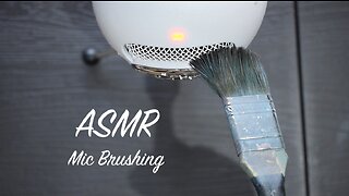 ASMR Sleepy Mic Brushing | (No Talking)