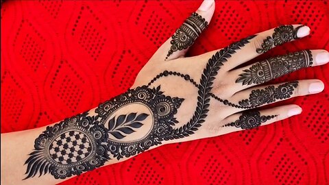 Backhand mehndi design | Festive special mehndi design | Henna mehndi | Beautiful mehndi design