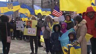 Rally for Ukraine held in Cleveland
