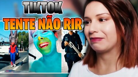 AMORA - OS MELHORES TIK TOK DE COMÉDIA - TENTE NÃO RIR! #142 - REACT