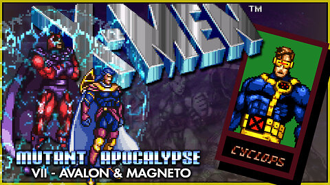 X-Men: Mutant Apocalypse (SNES). Avalon and Magneto (Cyclops)