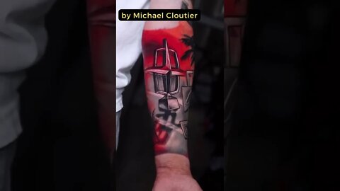Stunning work by Michael Cloutier #shorts #tattoos #inked #youtubeshorts