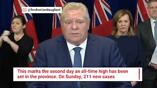 Ontario Just Set A New High With 351 More COVID-19 Cases Confirmed Today