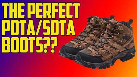 The Perfect Hiking Boots for POTA? Merrell Moab 2 MID Hiking Boot Review