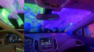 Swipe left carwash visuals ASMR style