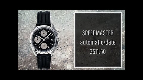 Speedmaster Automatic/Date 3511.50 Reverse-Panda. Best value in smaller diameter Speedys! For Now…