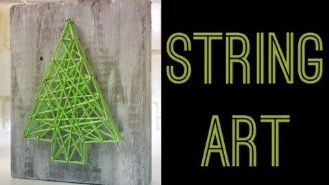 String art pine