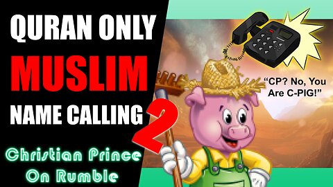 He's Back! Quran Only Muslim Brings Bible To Challenge Christian Prince