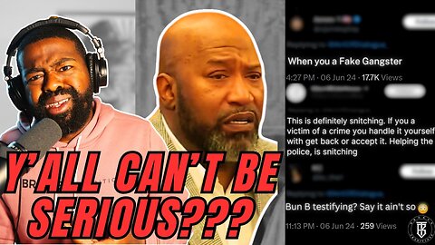 The TOXICITY of "No Snitching" Culture: Bun B's Case