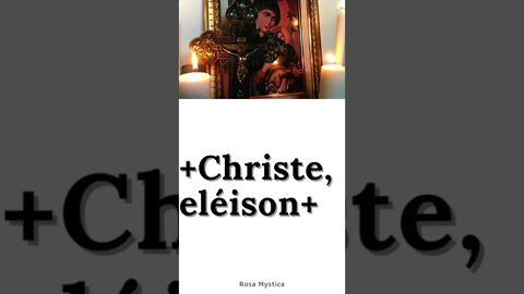 Christe, eléison #shorts #prayer