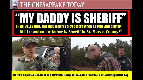 Trent Allen Hall Drops his Sheriff Dad's Name