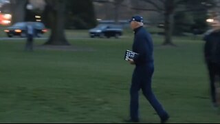 Biden's Strange Old Man Jog to Little Girl