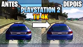 PlayStation 2 em TV 4K | Como Melhorar a Imagem dos Jogos