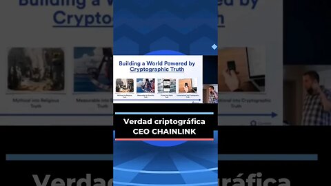 El CEO de #chainlink sobre la verdad en crypto