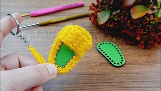 ✅️How to crochet very cute keychain