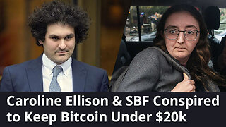 SBF and Caroline Ellison conspired to use FTX to keep Bitcoin under $20k? 😈🪙⬇️