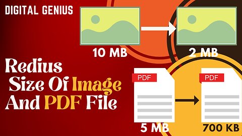 How to Compress Image And PDF File Size || Reduce Size of PDF File And Image